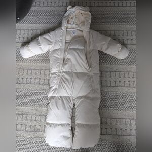 Baby Gap Infant Warmest 1 Piece Snowsuit Bunting Bag with Hood Size 12-18 Months